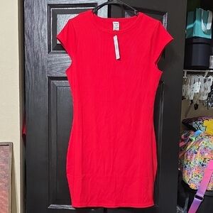 PINK Victoria's Secret Vibrant Red Mini Dress
